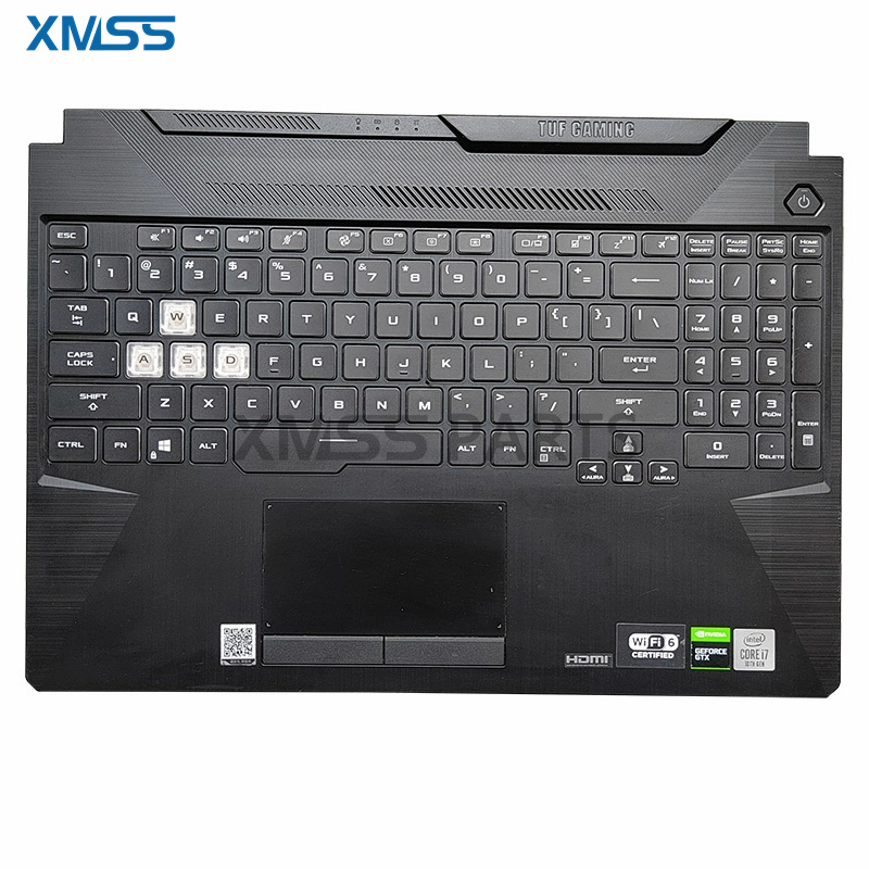 Gaming Keyboard Backlit - Teclado superior com apoio para as
