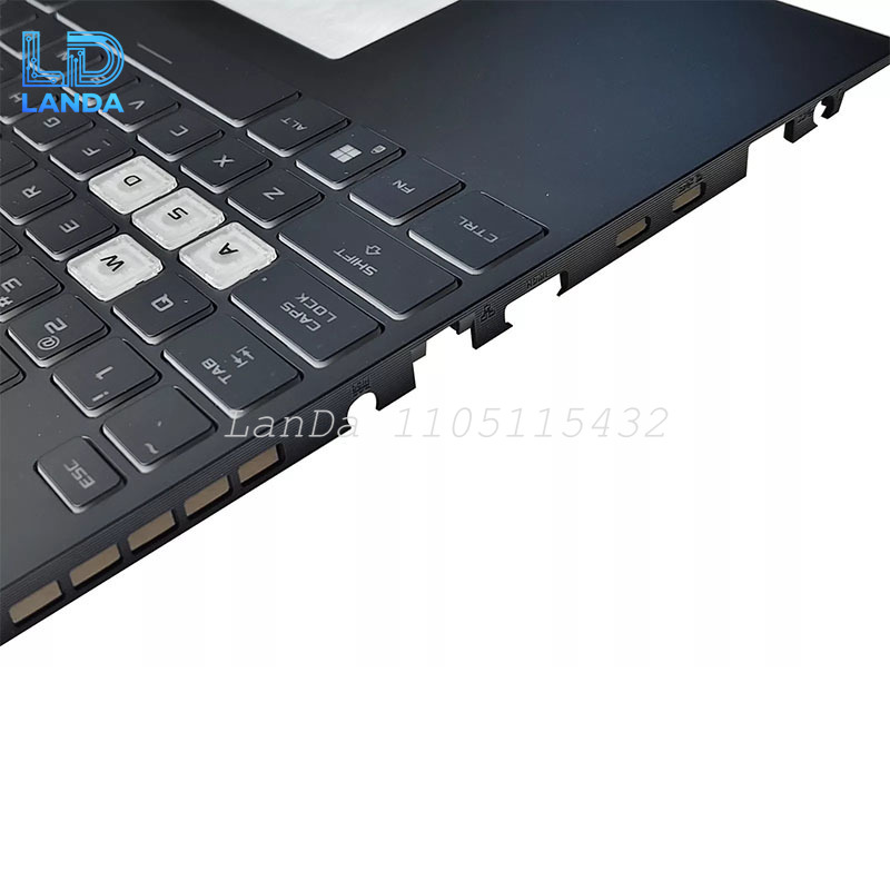 Gaming Keyboard Backlit - Capa de Palmrest com Teclado Retroiluminado