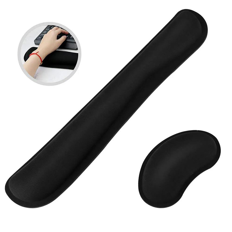 Gaming Keyboard Tactile - Teclado descanso de pulso mouse pad