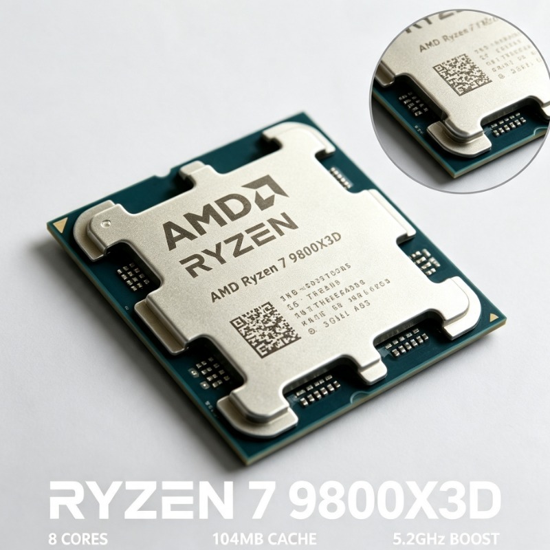 Amd Cpu Ryzen 7 - Processador AMD Ryzen 7 9800X3D 8C16T