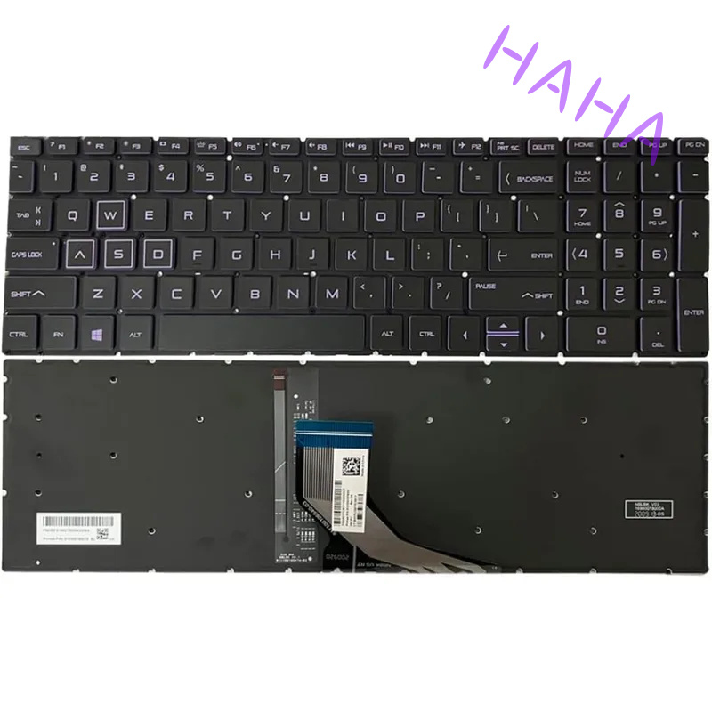 Gaming Keyboard Backlit - Teclado H+ Roxo com Retroiluminação Substituto