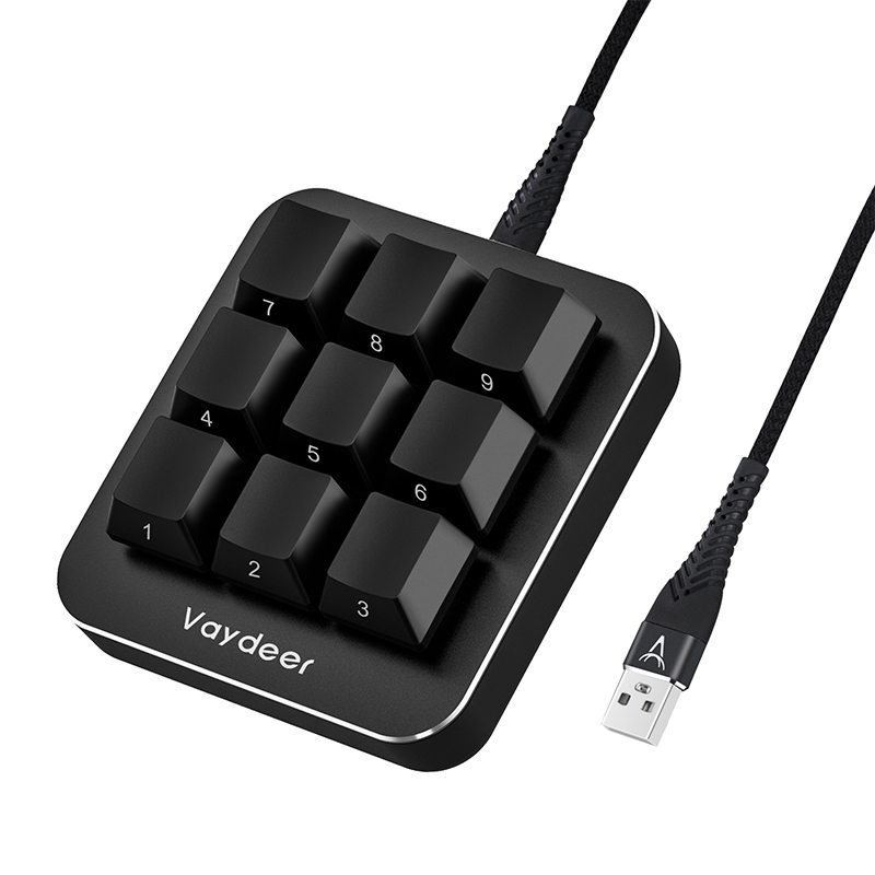 Gaming Keyboard Brand - Teclado multifuncional com 9 teclas totalmente
