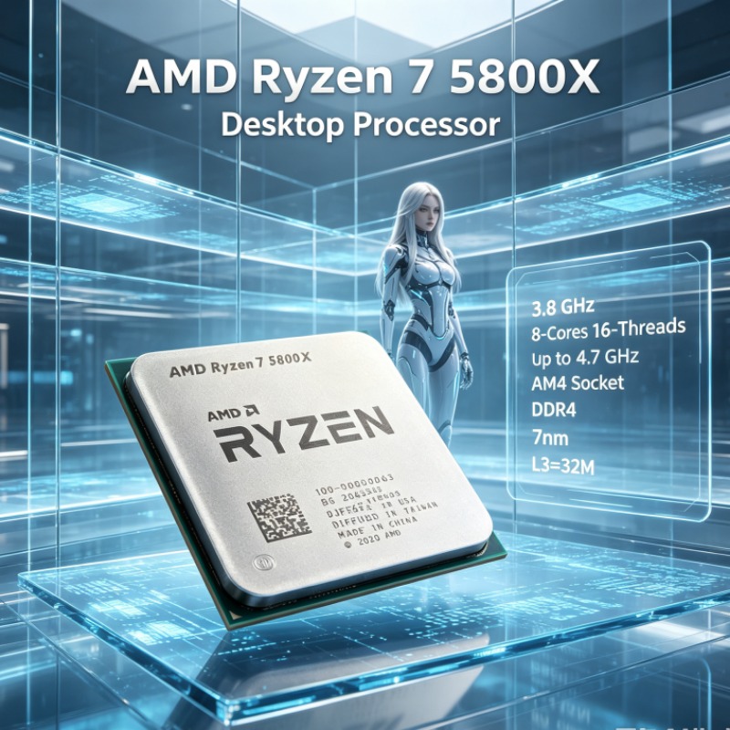 Amd Cpu Ryzen 7 - Processador AMD Ryzen 7 5800X R7