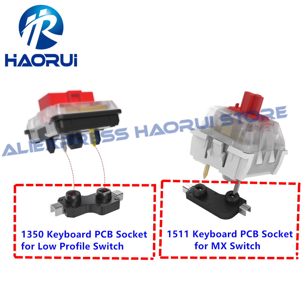 Hot Swap Pcb - Kailh-Hot-swappable PCB soquete, interruptores de teclado