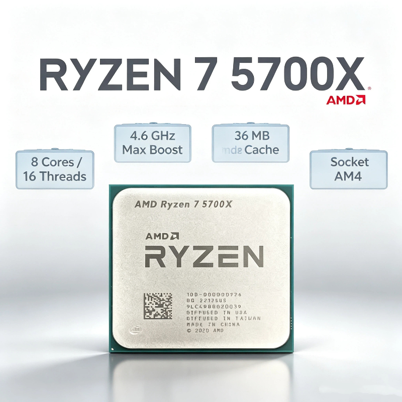 Amd Cpu Ryzen 7 - Processador AMD Ryzen 7 5700X para