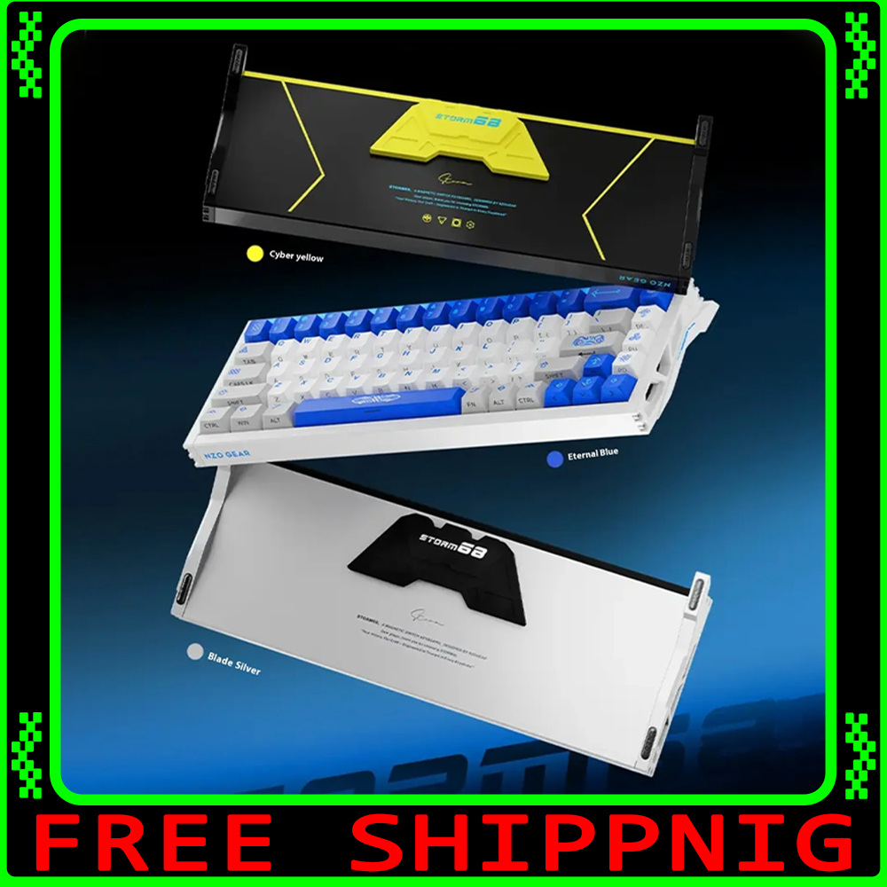 Gaming Keyboard Magnetic Switches - Nzo storm68 teclado de interruptor magnético