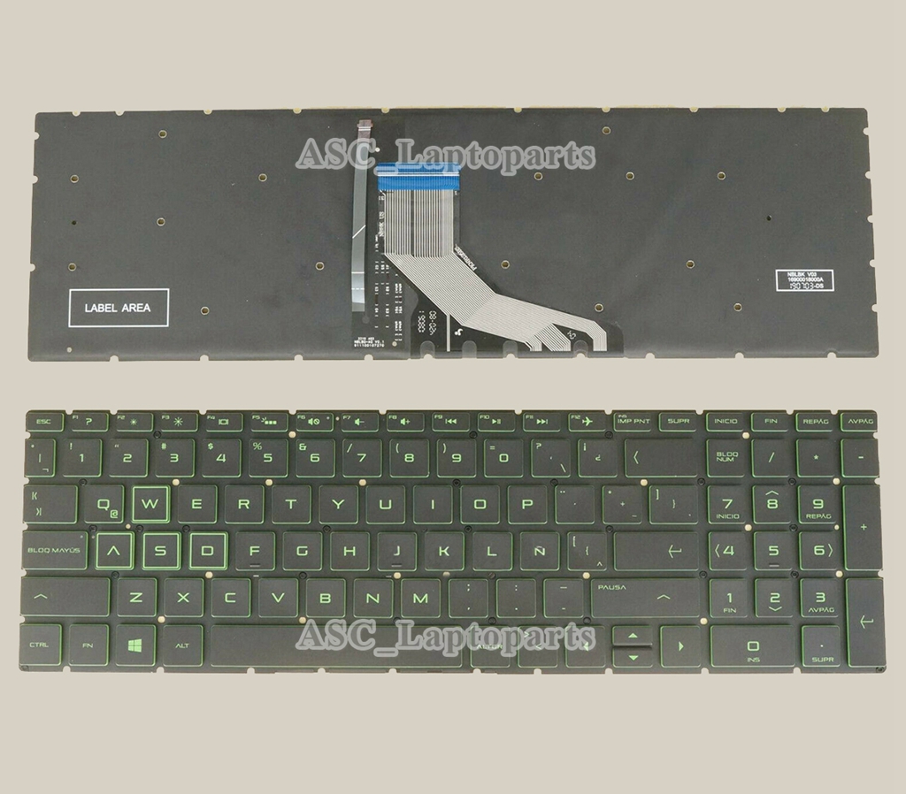 Gaming Keyboard Hp - Novo teclado latino espanhol para hp