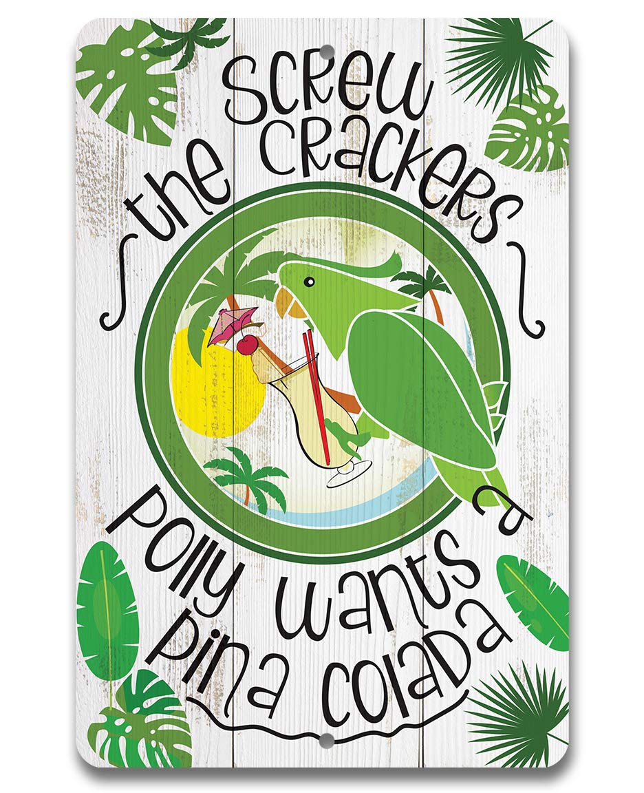 Brass Weight Plate - Polly Wants Pina Colada - Placa