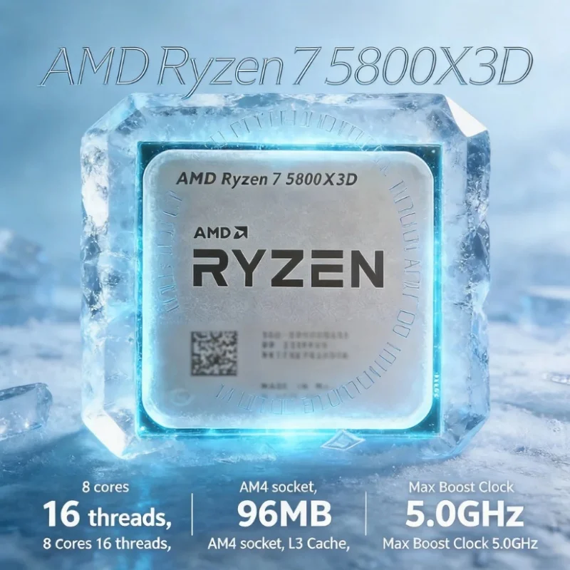 Amd Cpu Ryzen 7 - Processador AMD Ryzen 7 5800X3D 7nm
