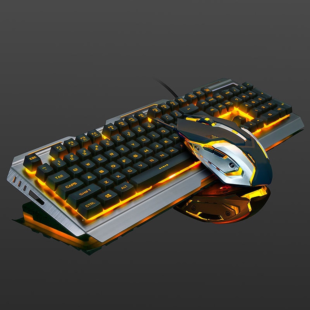 Combo de Teclado Mecânico USB  - Gaming Keyboard And Mouse Combo avaliação e preço