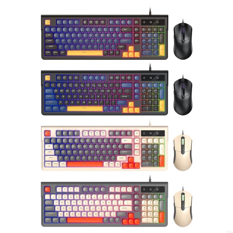 98 teclas teclados mouse combo - Gaming Keyboard And Mouse Combo avaliação e preço