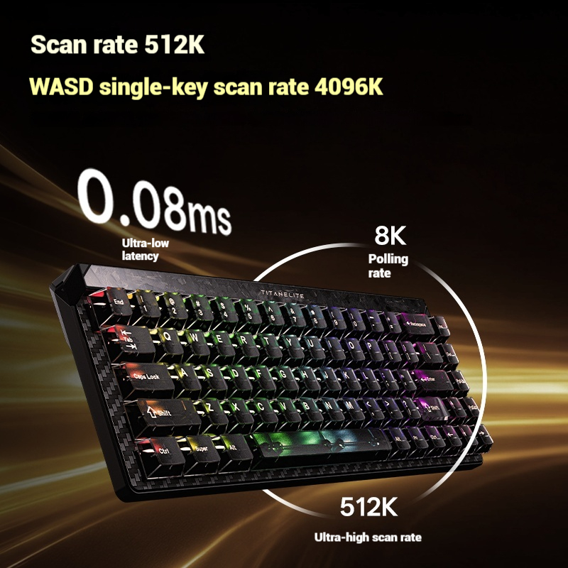 Madlions fgg titan68 turbo tec - Gaming Keyboard Magnetic Switches avaliação e preço