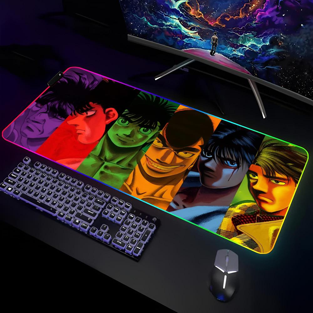 1pc H-Hajime No Ippo Mouse Pad - Gaming Keyboard No Rgb avaliação e preço