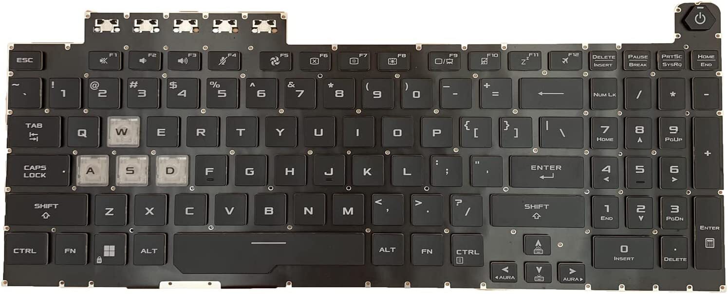 Novo Teclado para Laptop Asus  - Gaming Keyboard Backlit avaliação e preço