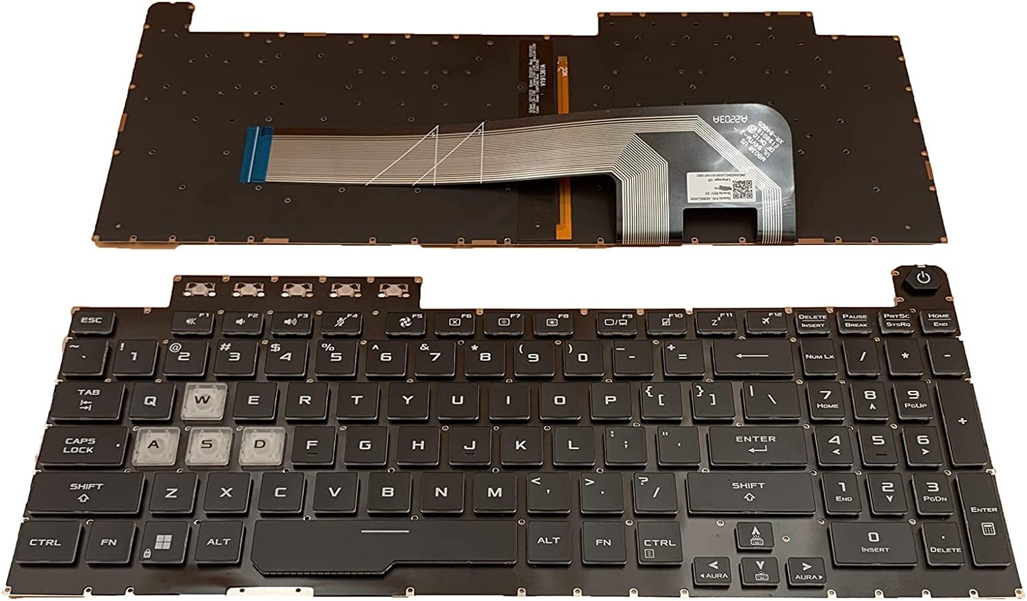 Novo Teclado para Laptop Asus  - Gaming Keyboard Backlit avaliação e preço