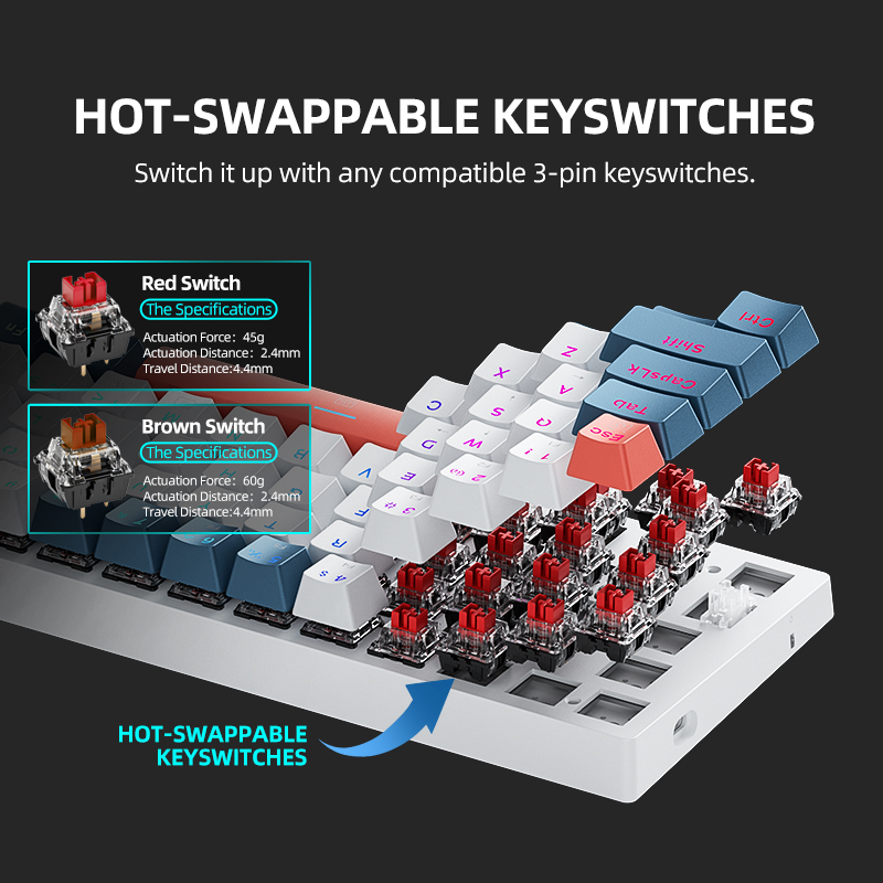 K500-B61achenike Mini Keybaord - Gaming Keyboard Magnetic Switches avaliação e preço