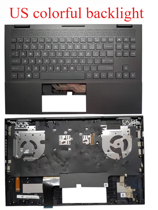 Novo Teclado US com Palmrest e - Gaming Keyboard Backlit avaliação e preço