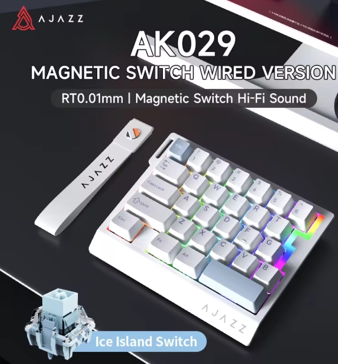 Teclado Gamer Mecânico Mini AK - Gaming Keyboard Magnetic Switches avaliação e preço