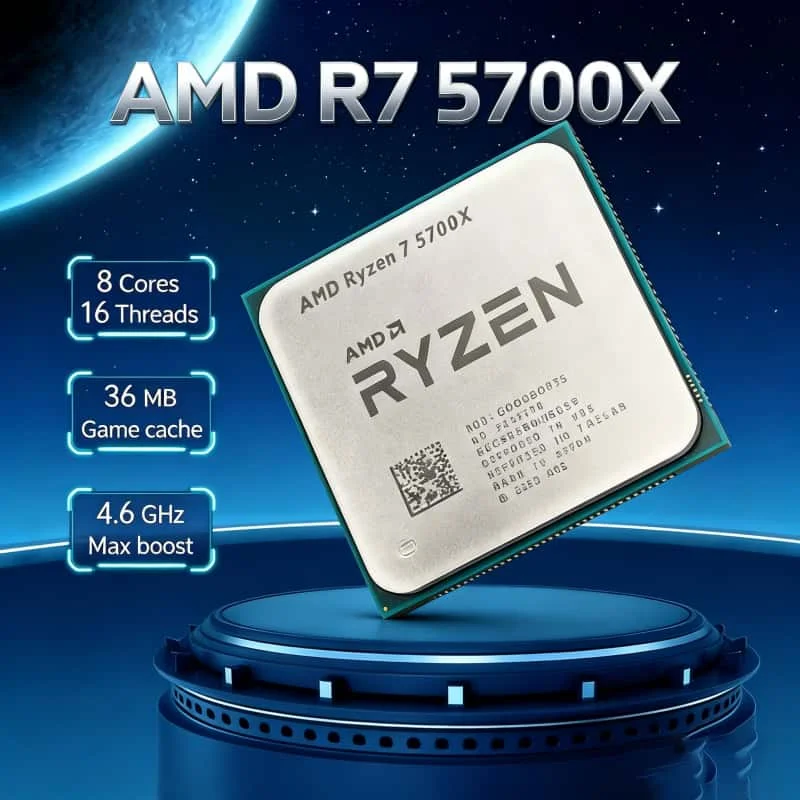 Processador AMD Ryzen 7 5700X  - Amd Cpu Ryzen 7 avaliação e preço