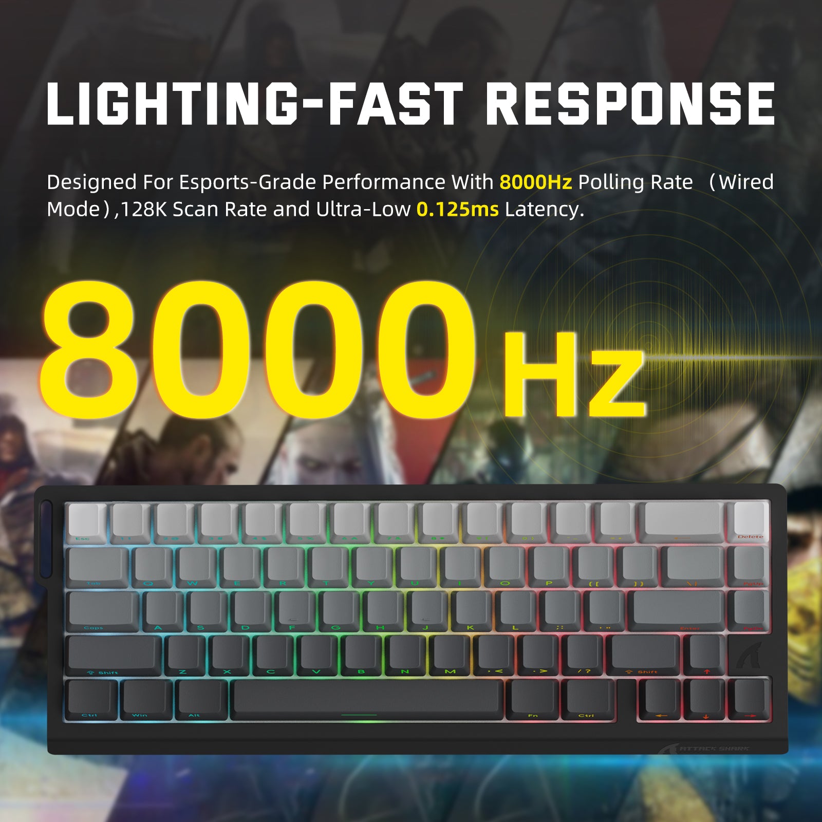 ATTACK SHARK X68 PRO X68PRO HE - Gaming Keyboard Magnetic Switches avaliação e preço