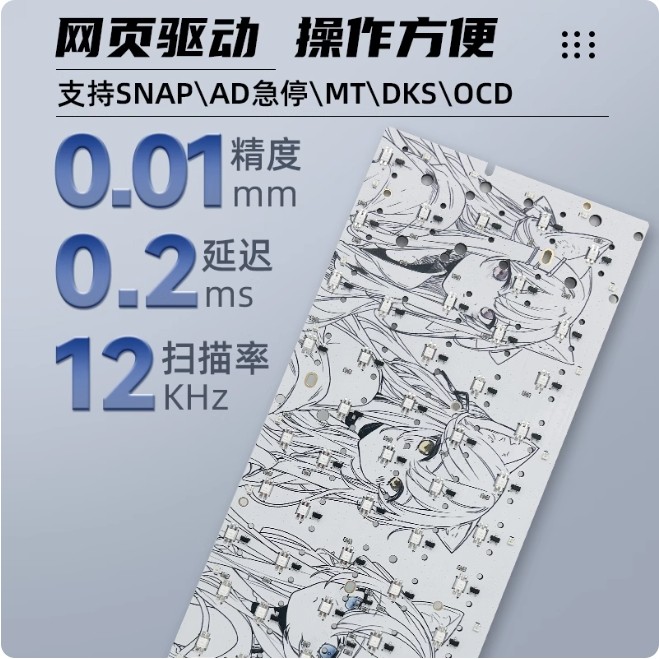 Teclado Hall Effect com PCB co - Hot Swap Pcb avaliação e preço