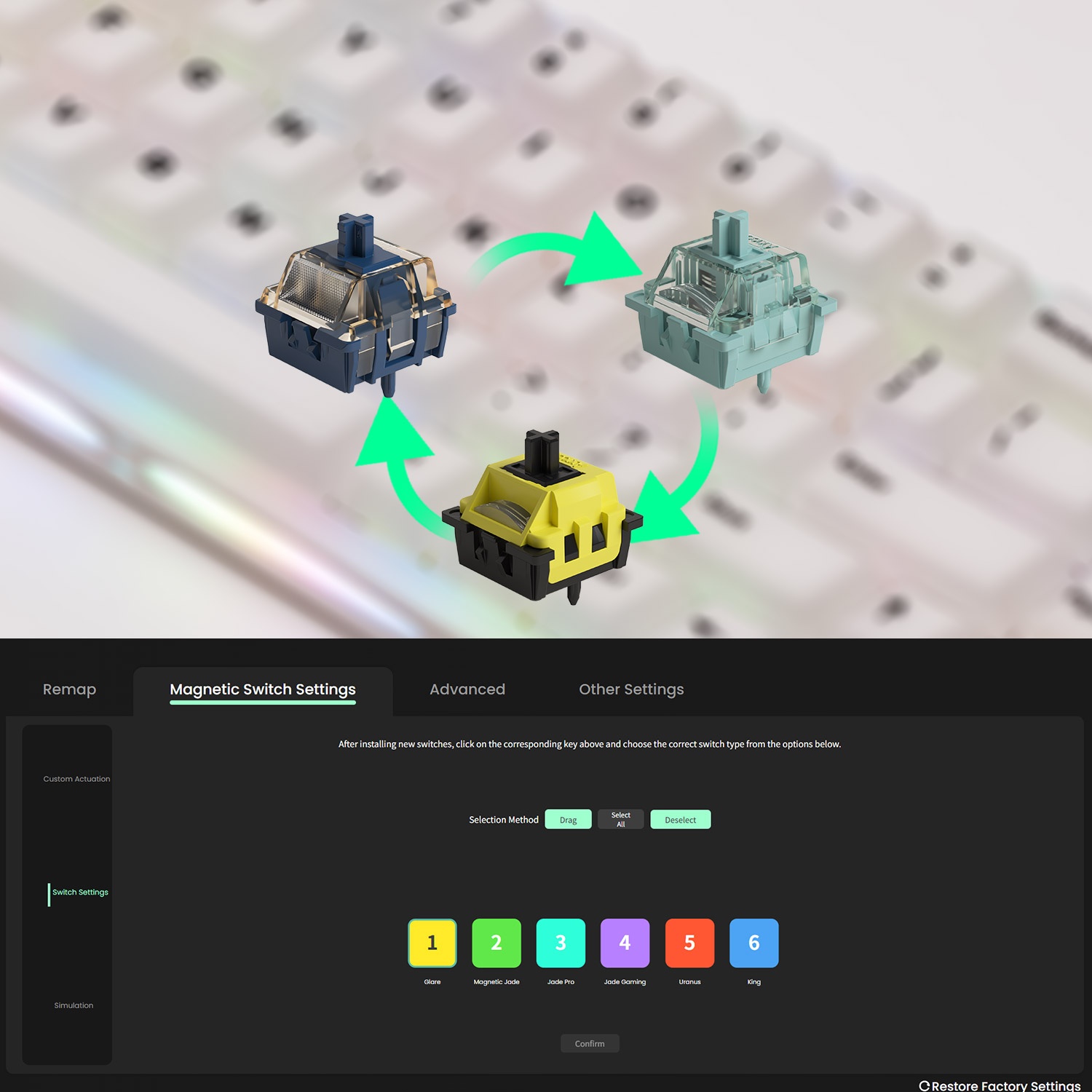 Teclado Mecânico Personalizado - Gaming Keyboard Typewriter avaliação e preço