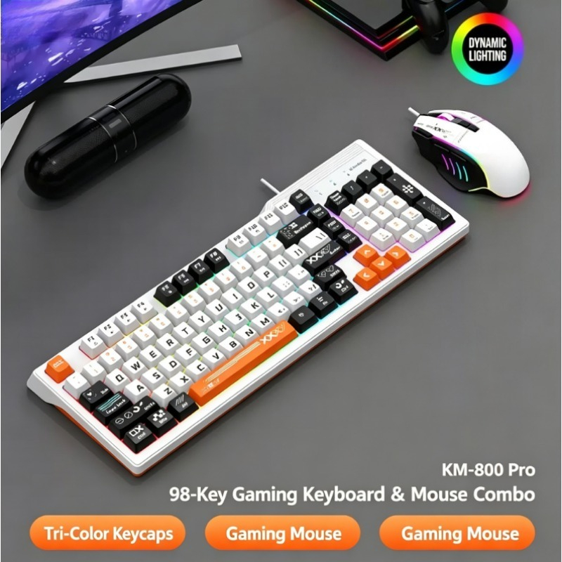 K8pro 3 em 1 Combo Gamer com T - Gaming Keyboard And Mouse Combo avaliação e preço