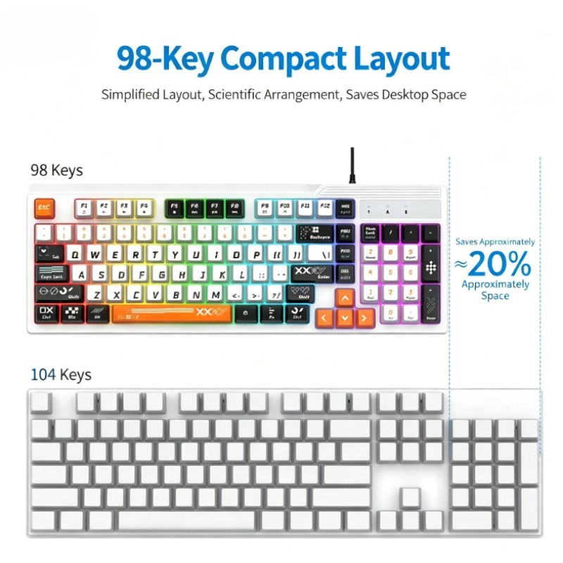 K8pro 3 em 1 Combo Gamer com T - Gaming Keyboard And Mouse Combo avaliação e preço