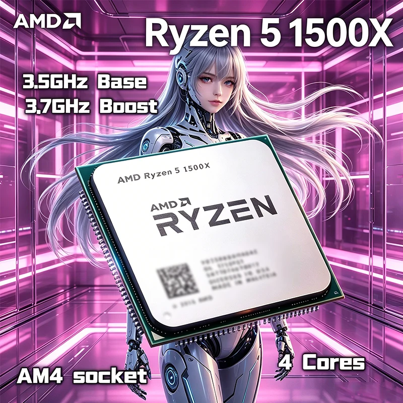 Processador AMD Ryzen 5 1500X, - Amd Cpu Ryzen 7 avaliação e preço