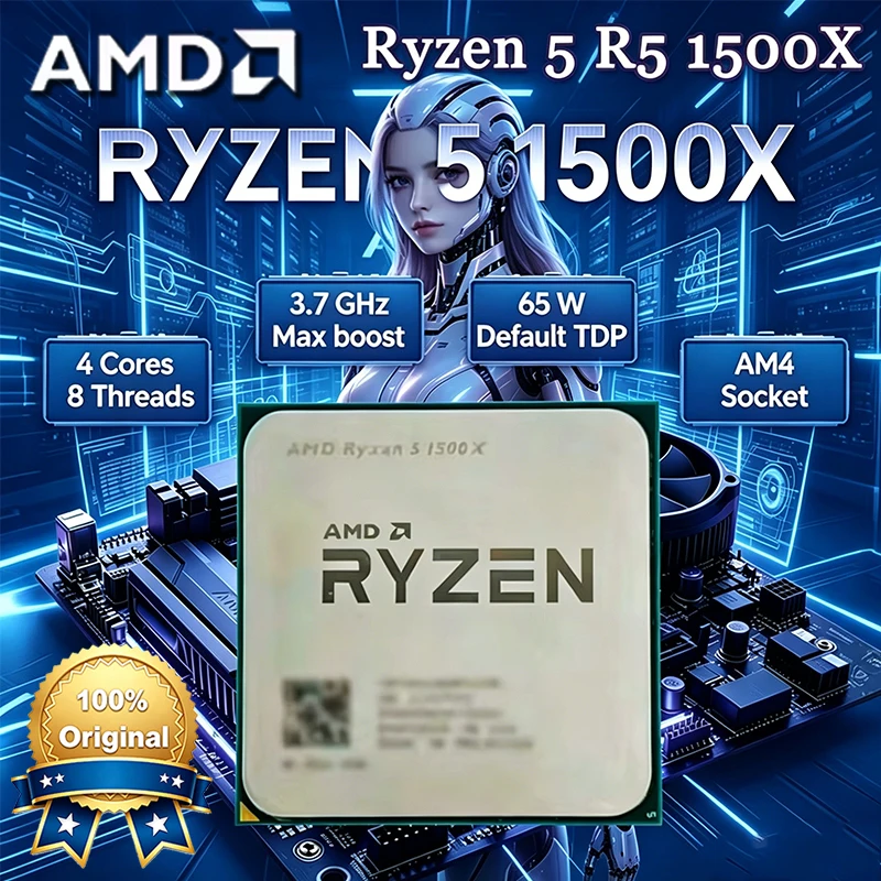 Processador AMD Ryzen 5 1500X, - Amd Cpu Ryzen 7 avaliação e preço