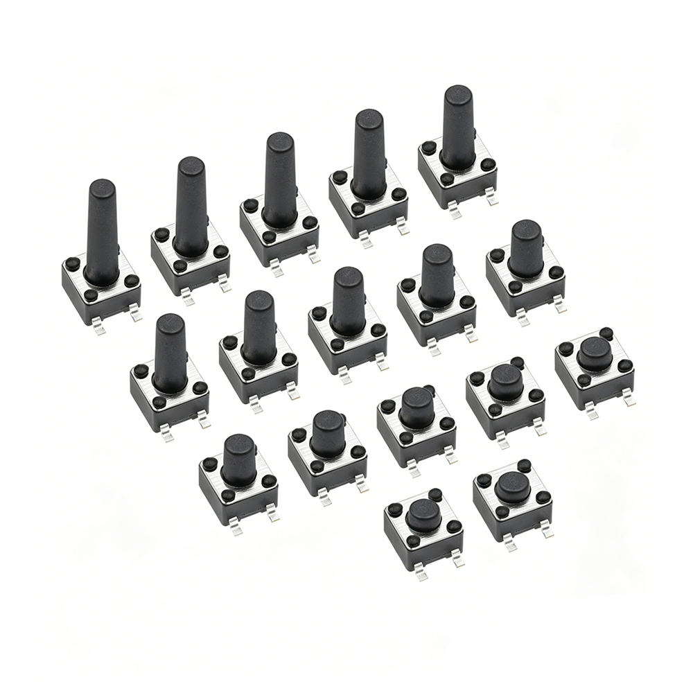 100 Peças 6*6*4.1~10 4 Pinos M - Gaming Keyboard Tactile avaliação e preço