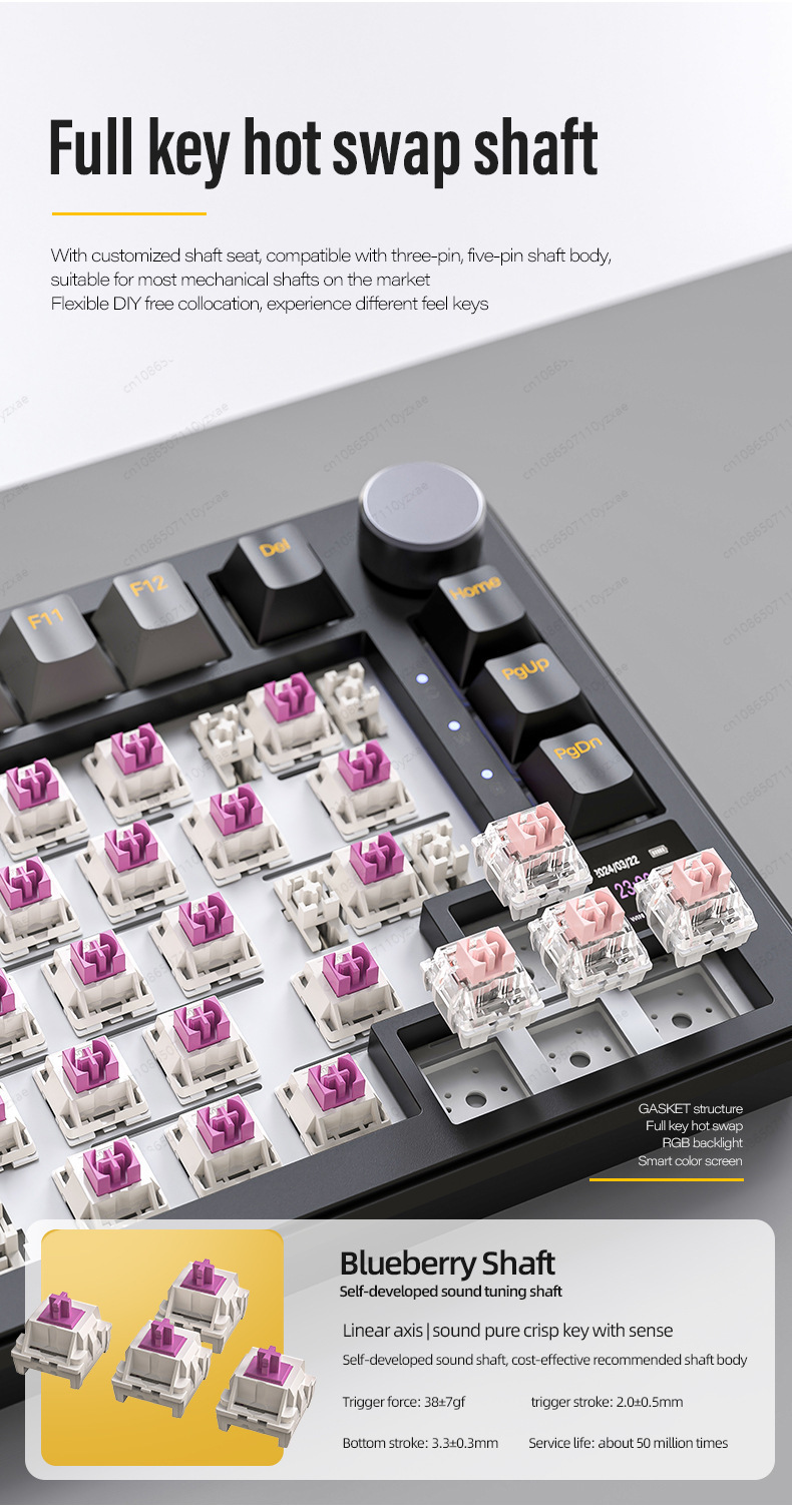 Novo Teclado Mecânico AL66 202 - Gaming Keyboard No Rgb avaliação e preço