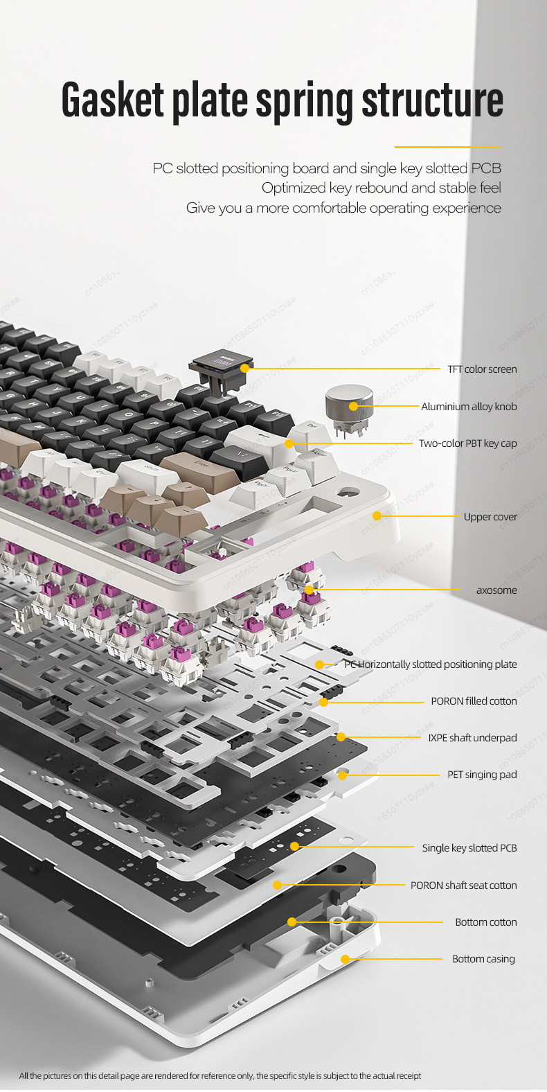 Novo Teclado Mecânico AL66 202 - Gaming Keyboard No Rgb avaliação e preço