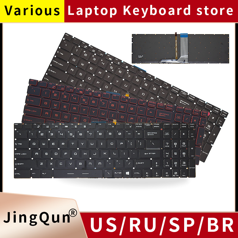 Teclado retroiluminado US/RU/S - Gaming Keyboard Backlit avaliação e preço