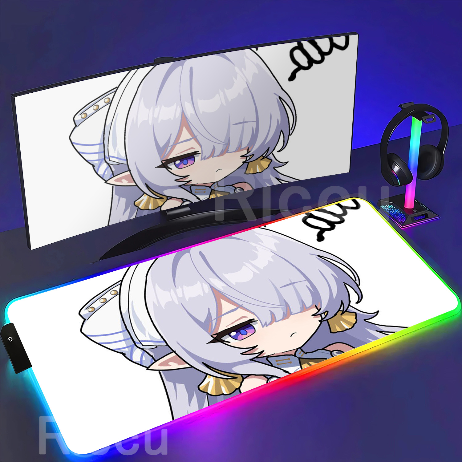 Mouse Pad RGB Velina Airgid Ze - Gaming Keyboard No Rgb avaliação e preço