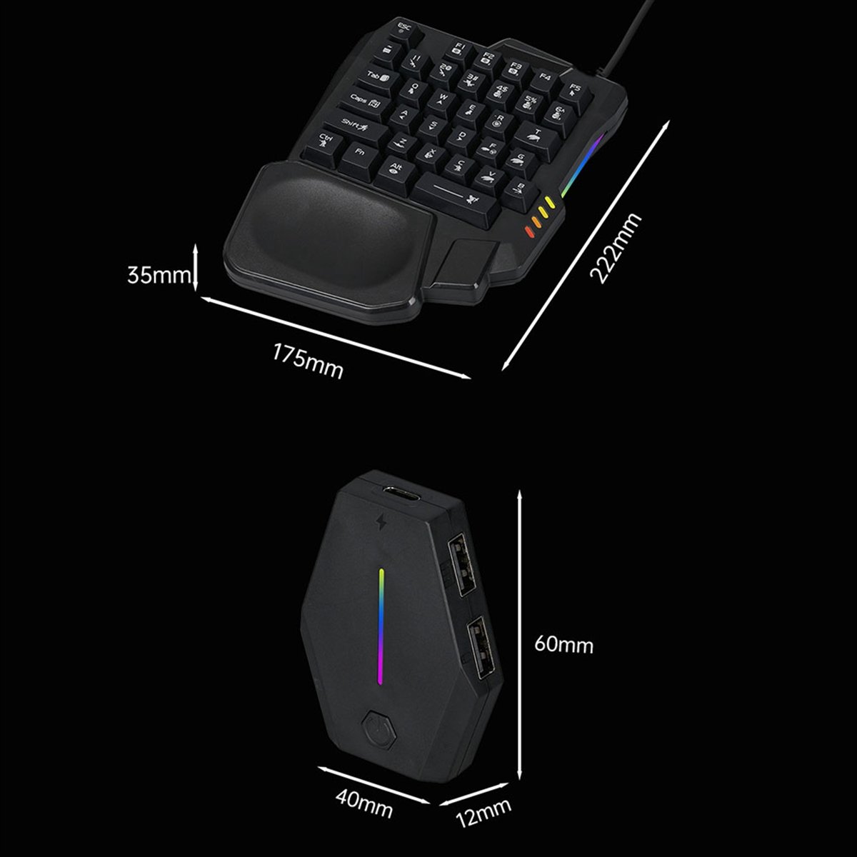 ★ ▲   Teclado Gamer Ergonômico - Gaming Keyboard And Mouse Combo avaliação e preço