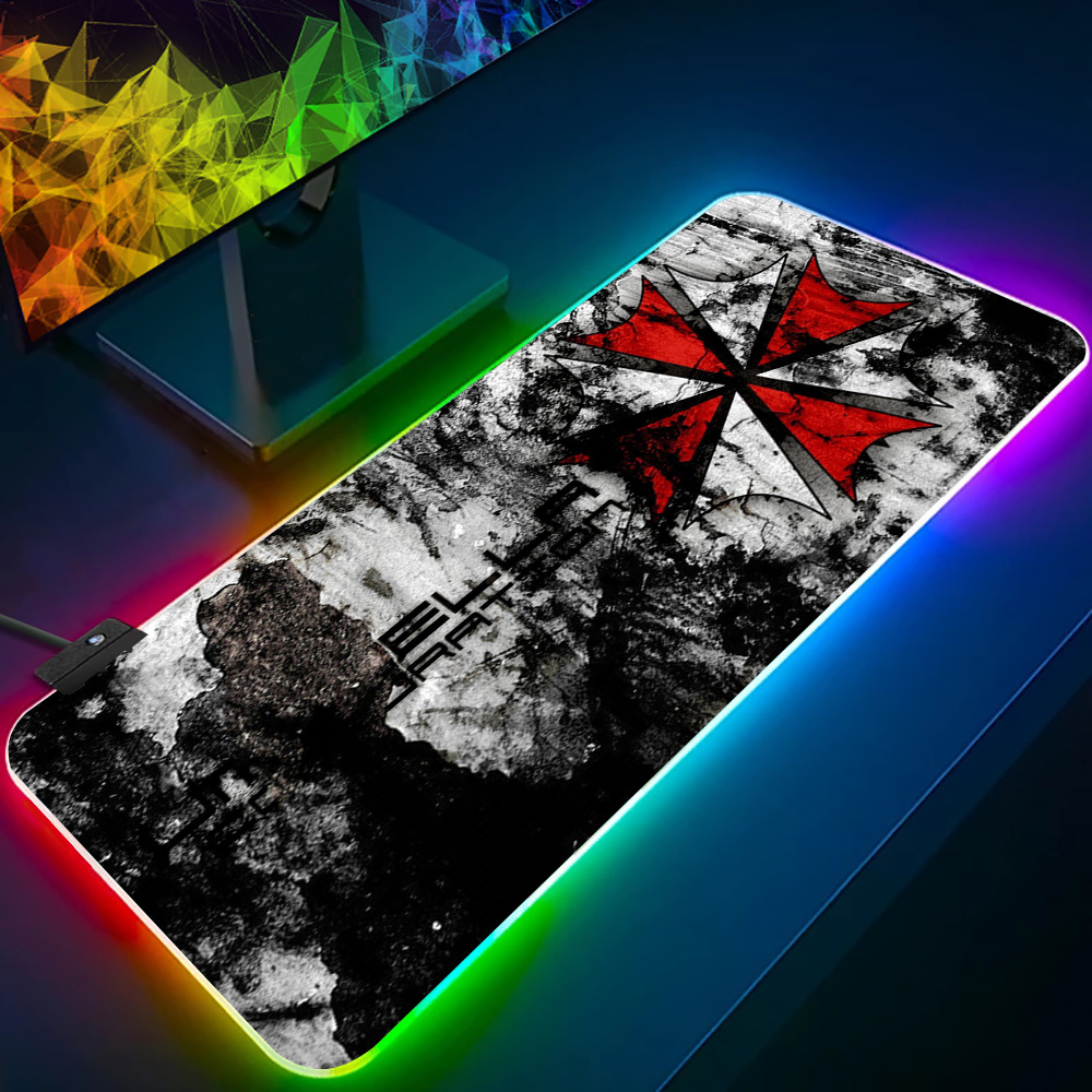 RGB LED Brilhante Mouse Pad pa - Gaming Keyboard No Rgb avaliação e preço