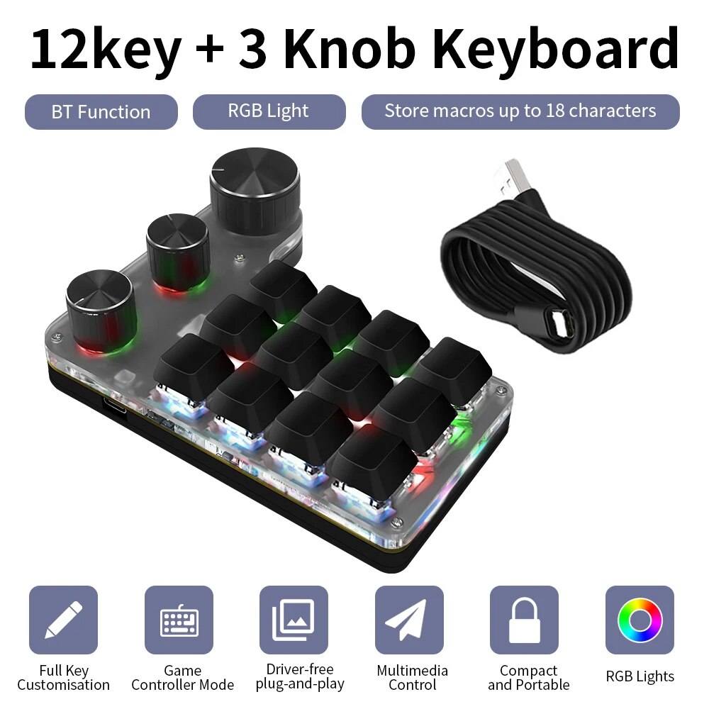 Teclado personalizado macro de - Gaming Keyboard No Rgb avaliação e preço