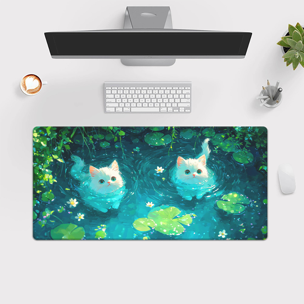 Mousepad XXL Brand Cute Cat Po - Gaming Keyboard Brand avaliação e preço