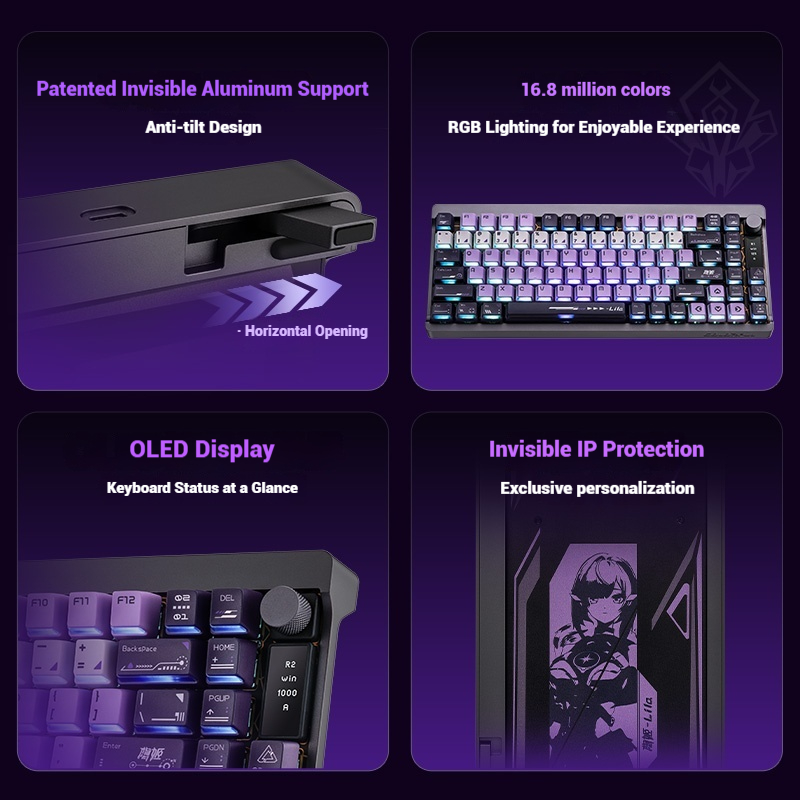 Teclado colorido starchase 87  - Gaming Keyboard Magnetic Switches avaliação e preço