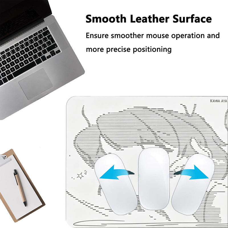 1Pç Mouse Pad de Couro Anime A - Gaming Keyboard Tactile avaliação e preço